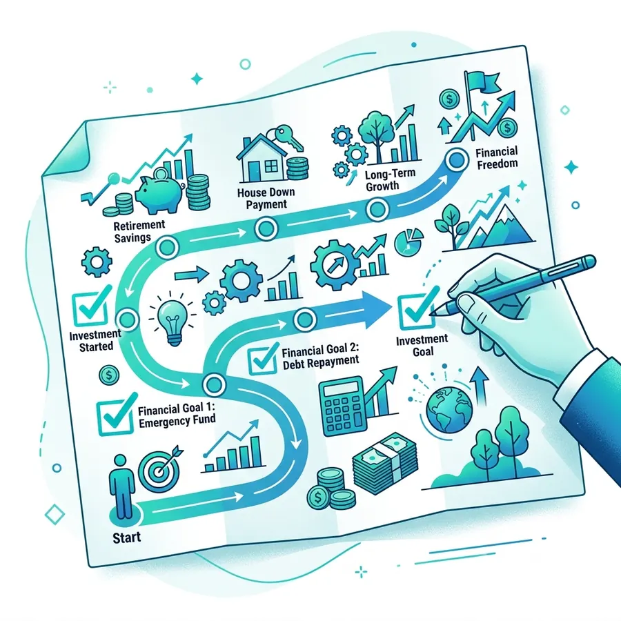 Personalized financial roadmap with clear milestones